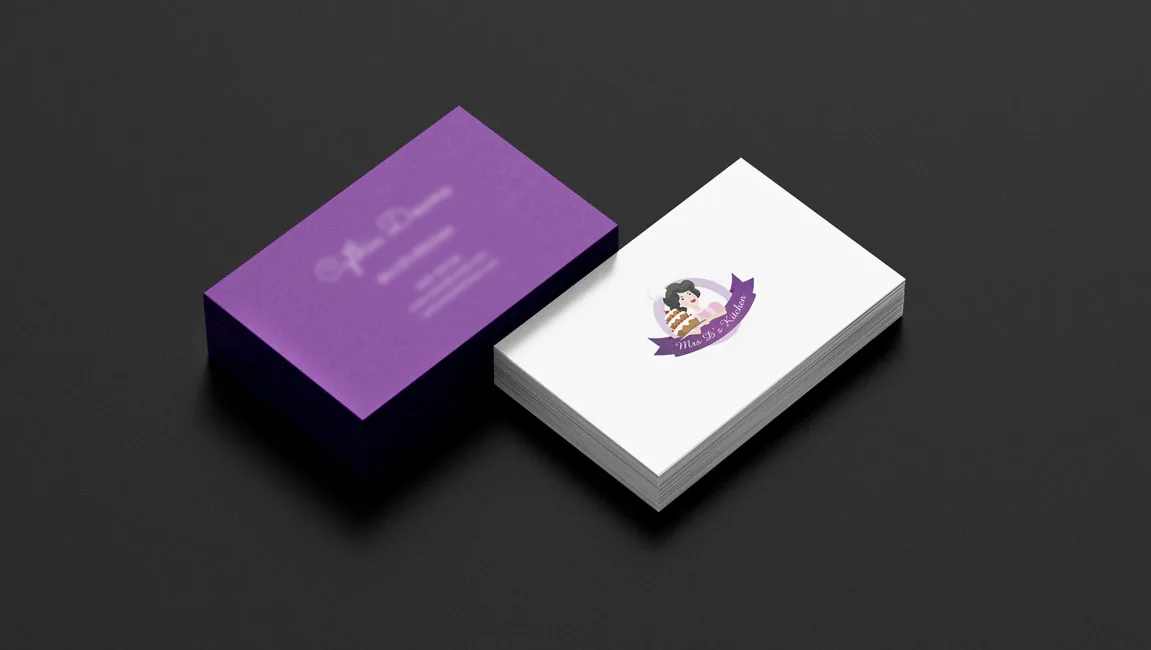 mrs ds kitchen business cards